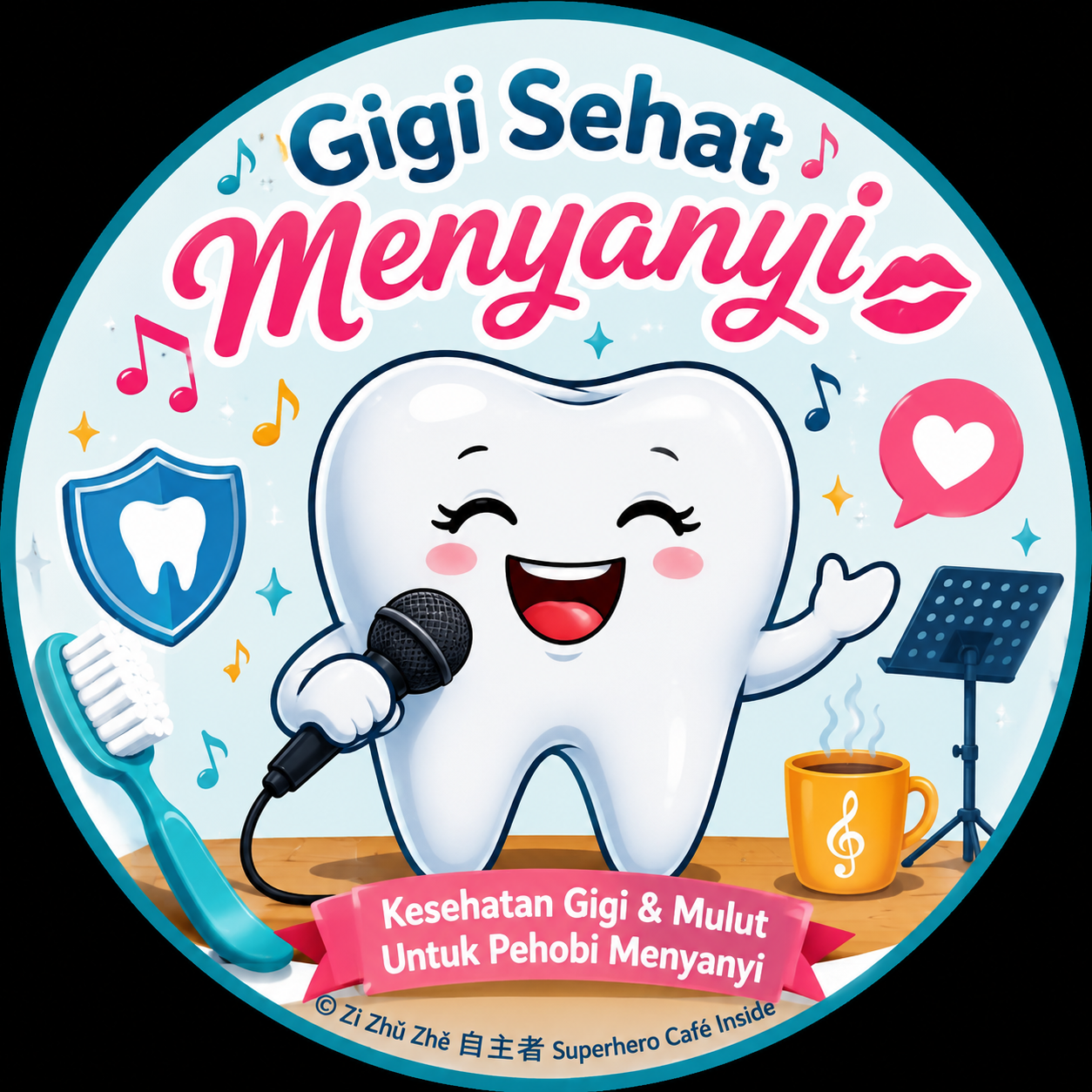 Logo Gigi Sehat Menyanyi