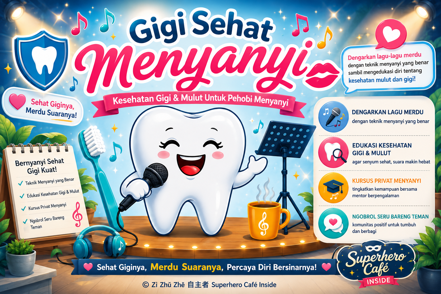 Gigi Sehat Menyanyi Banner